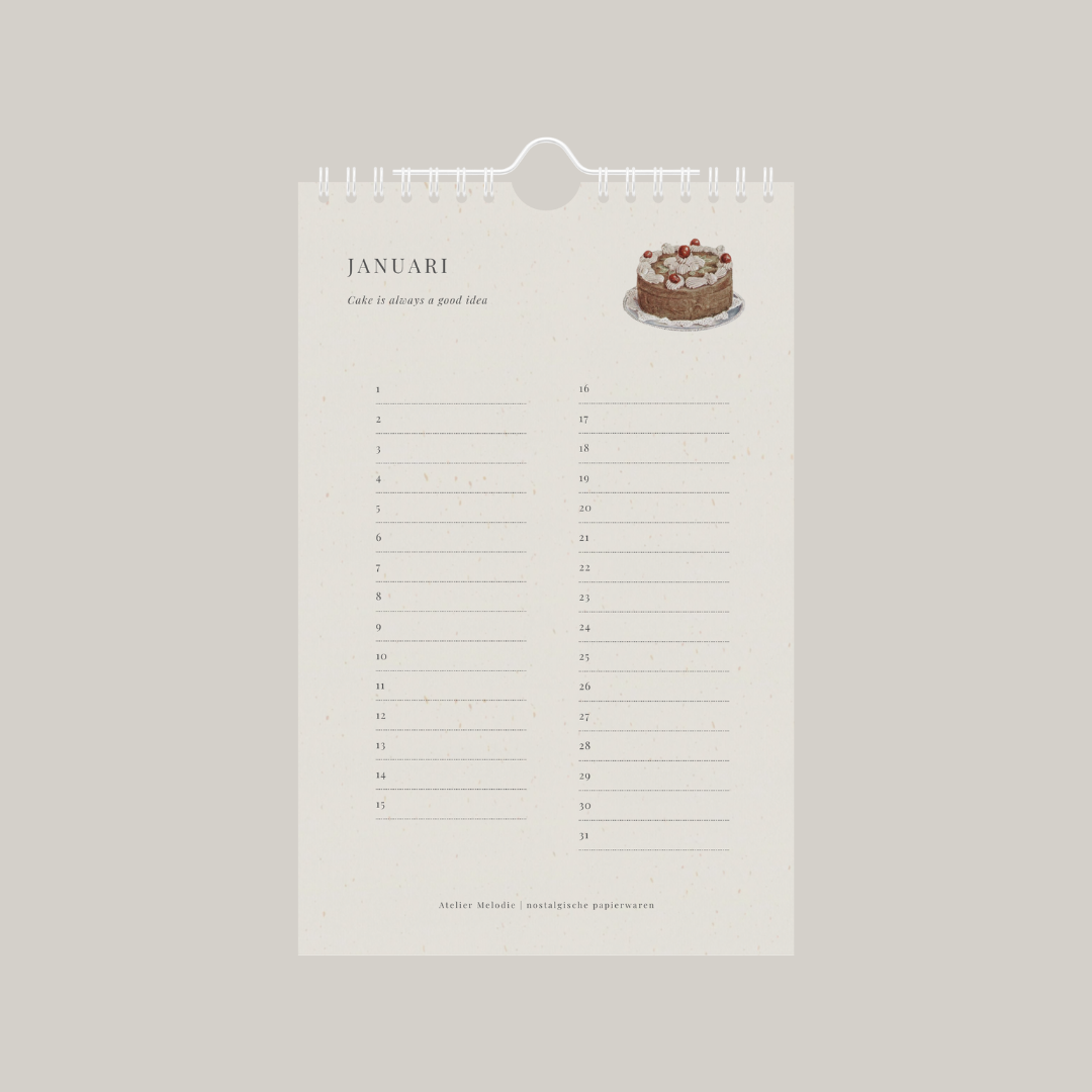 verjaardagskalender-maand januari