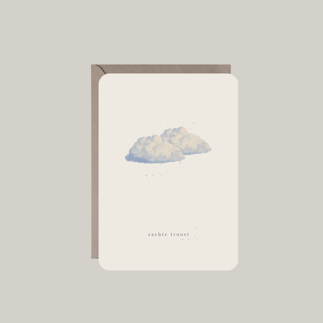 Kaart met envelop | zachte troost